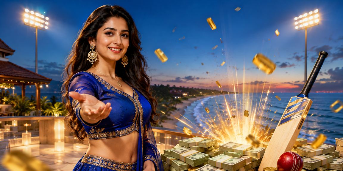 কক্সবাজার সমুদ্র সৈকতে ক্রিকেট বেটিং উপভোগ করছেন একজন ব্যবহারকারী
