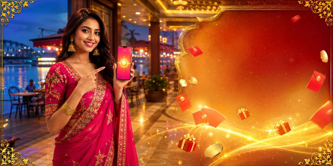 ময়মনসিংহে একজন বাংলাদেশি মডেল লাল খামে বোনাস অফার দেখছেন